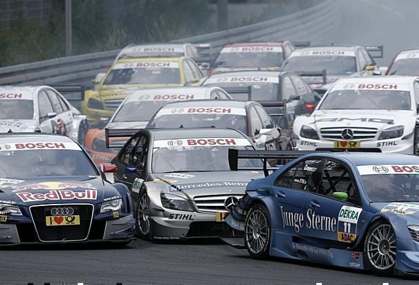 So eng wie auf dem Norisring kann es auch auf dem Adria International Raceway werden. Foto: ITR/auto-reporter.net 